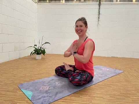 Lotus flower representing peace and mindfulness in our yoga studio